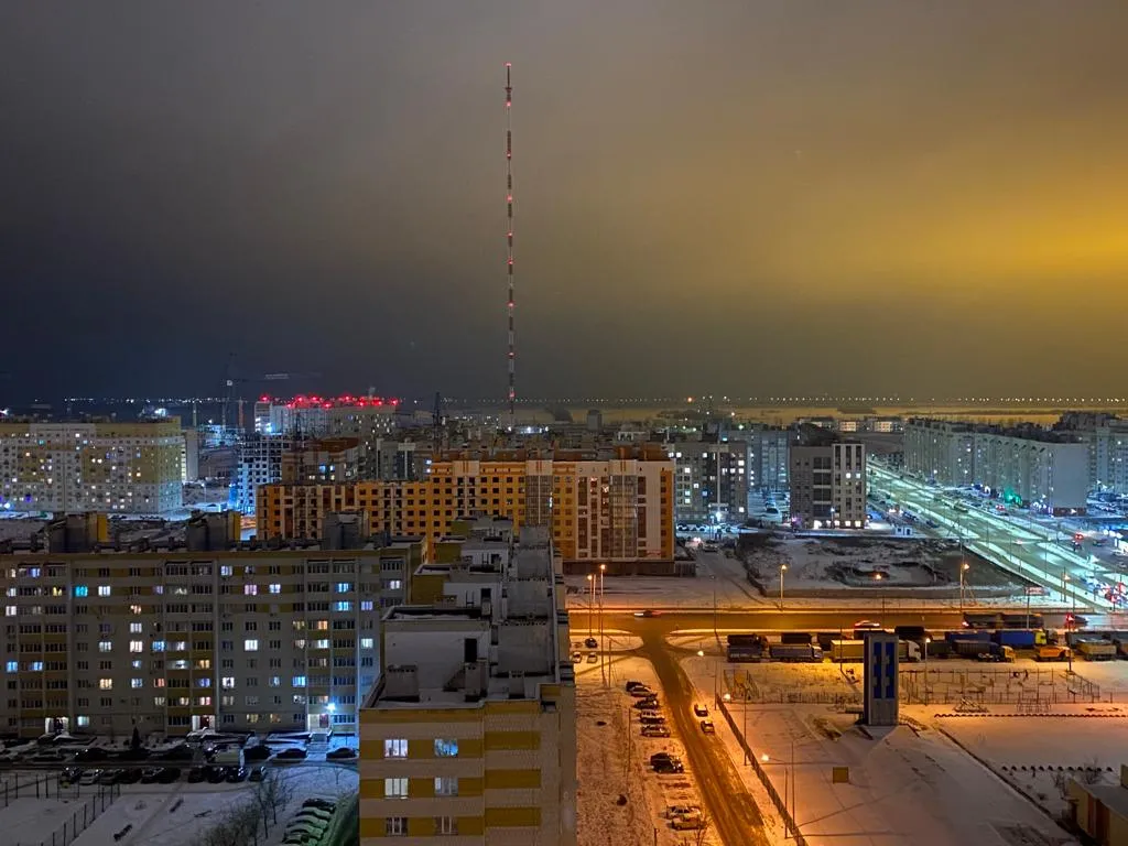 Комфортабельная студия с красивым видом на город