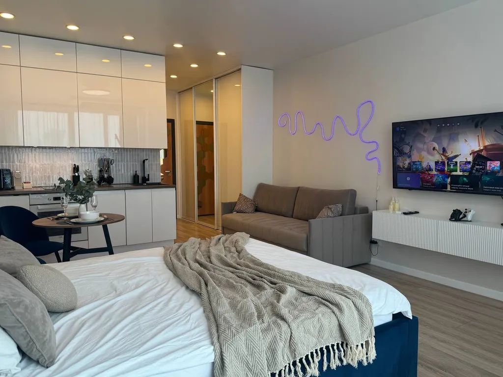 Квартира Квартира Стильная студия бизнес-класса с xbox — Москва