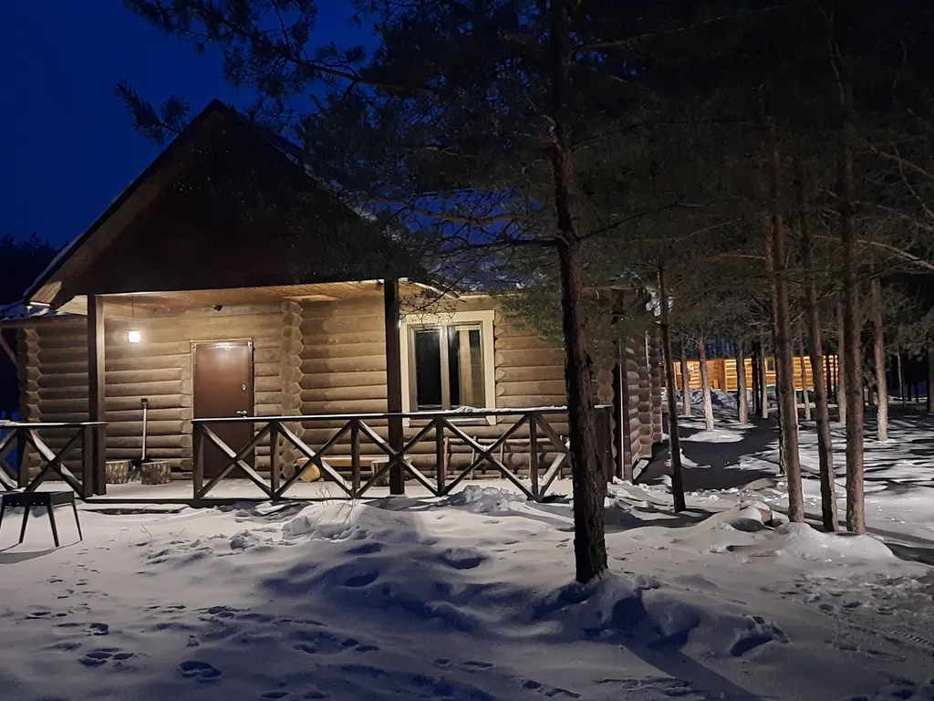 Уютный дом на опушке леса рядом с настоящей баней