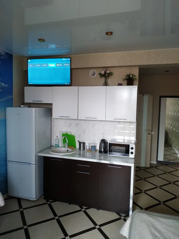 Чистая уютная студия с хорошим ремонтом