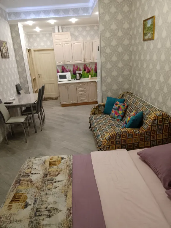 Квартира Уютная квартира с террасой в новом ЖК Черноморский — Геленджик