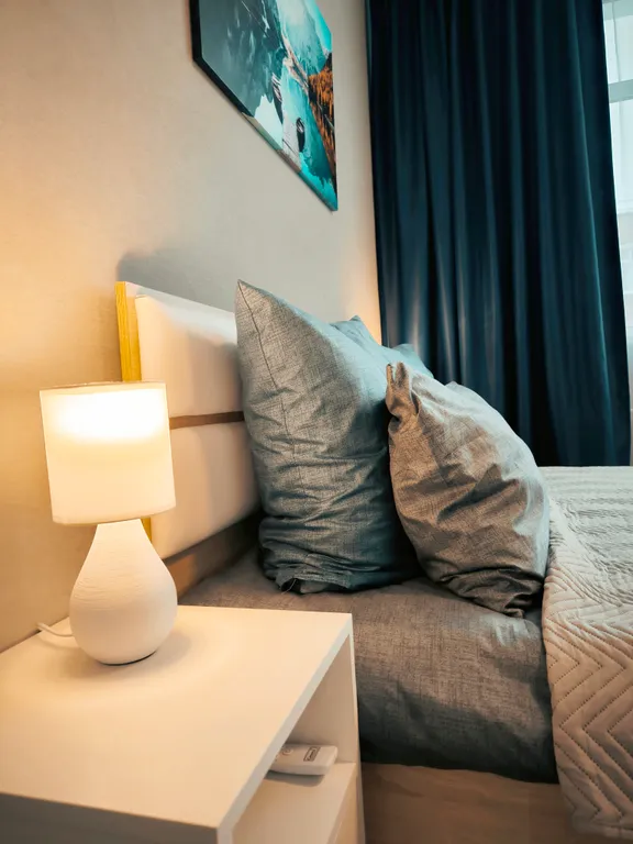 Уютная квартира с современным ремонтом, в новом доме.