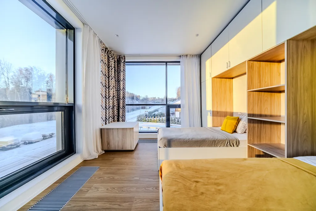 Охтаинн 1-4 с 2 спальнями с видом на горную деревню