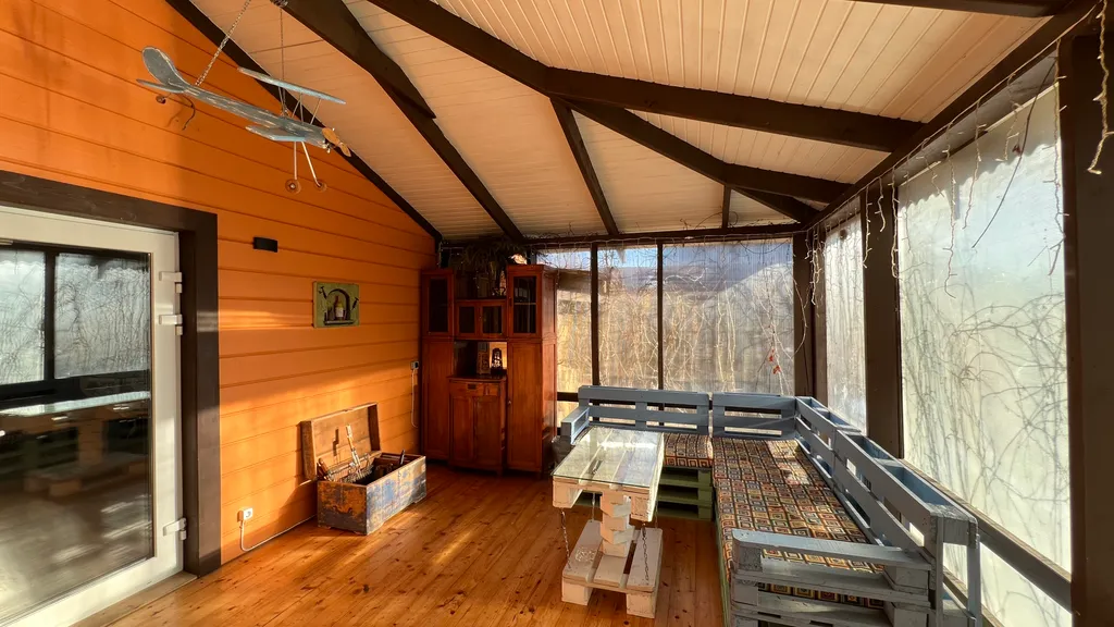 Лесной дом с баней и террасой в балдейкино