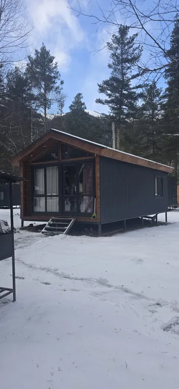 Коттедж Атмосферный домик с мангалом в горах — Архыз