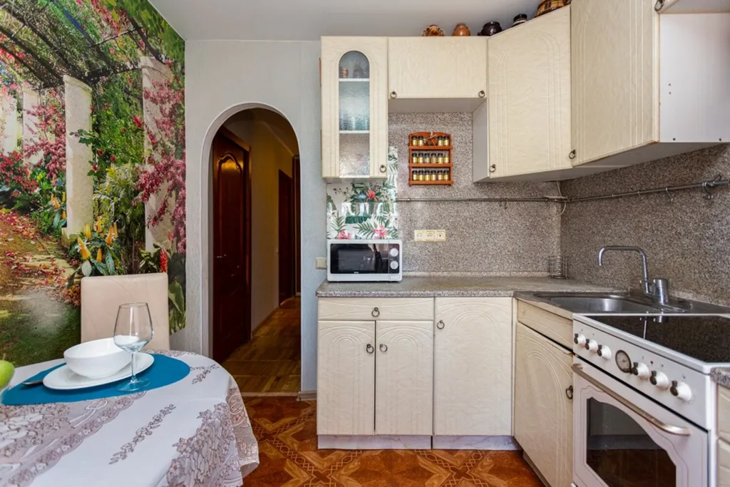 Удобная трехкомнатная квартира для 5 гостей