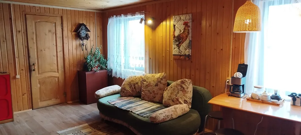 Уютный деревянный дом с мансардой и русской печкой