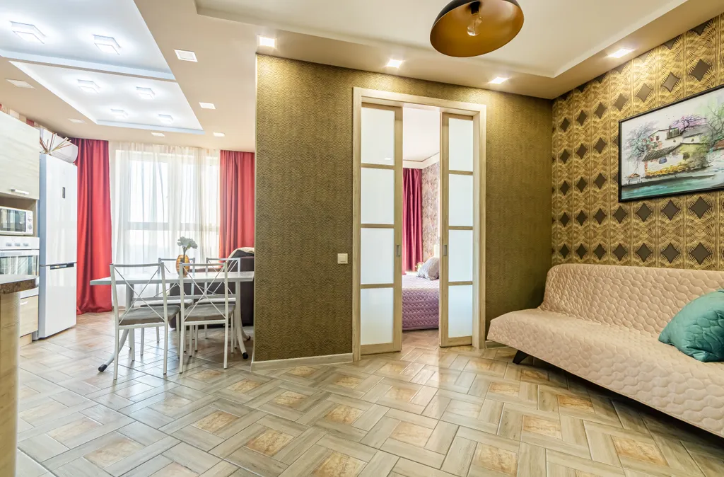 Квартира Квартира с потрясающим панорамным видом на город на 21 этаже — Краснодар