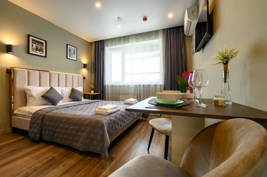 Квартира Квартира Дизайнерская студия у метро — Москва