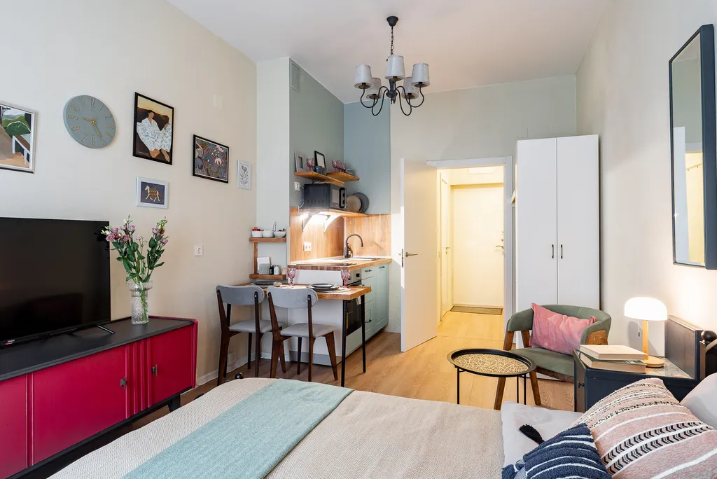 Квартира Дизайнерская квартира-студия — Колпино