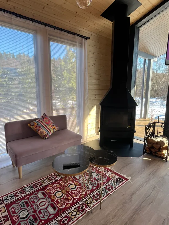 Дом у леса с баней и чаном