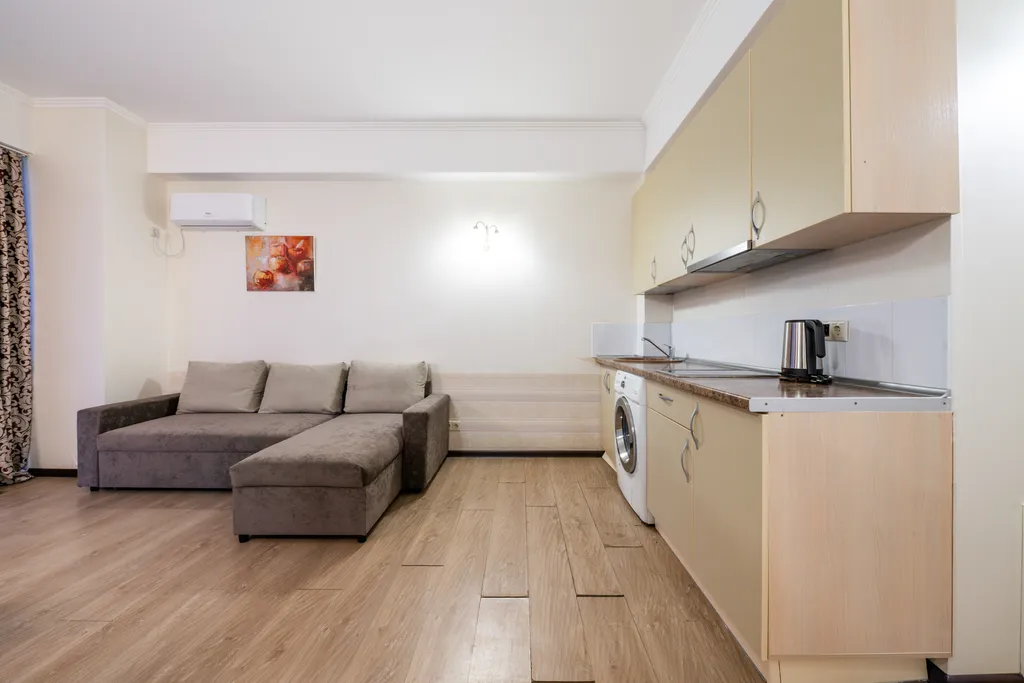 Классические апартаменты с двумя спальнями и ванной, 1 этаж