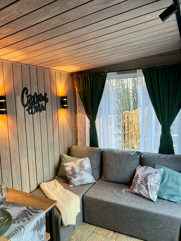 Уютный лесной домик с баней — отдых мечты