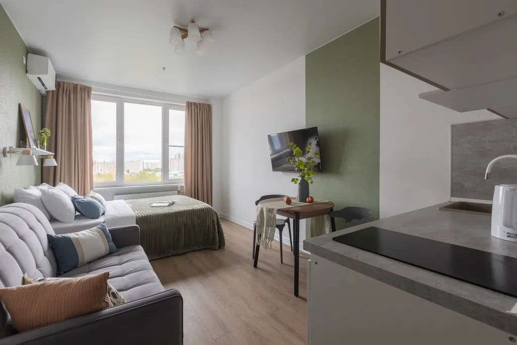 Квартира Апартаменты Queenstay The Сад рядом с метро — Москва