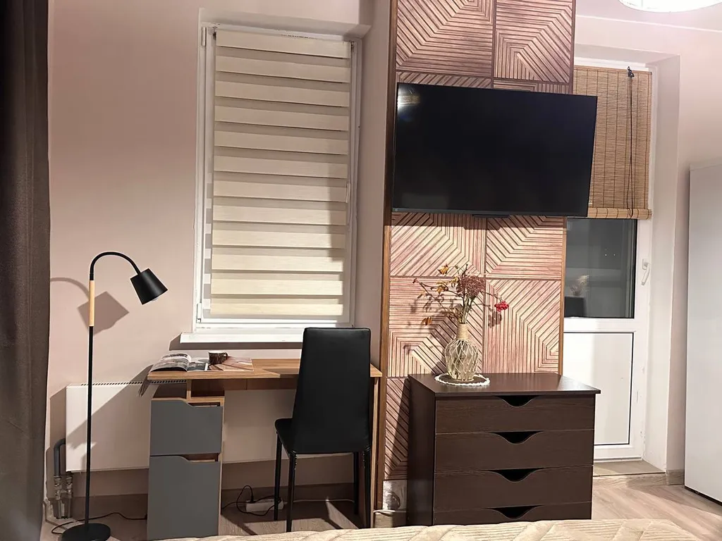 Квартира Квартира Студия Город мастеров с балконом и окном в ванной комнате — Нахабино