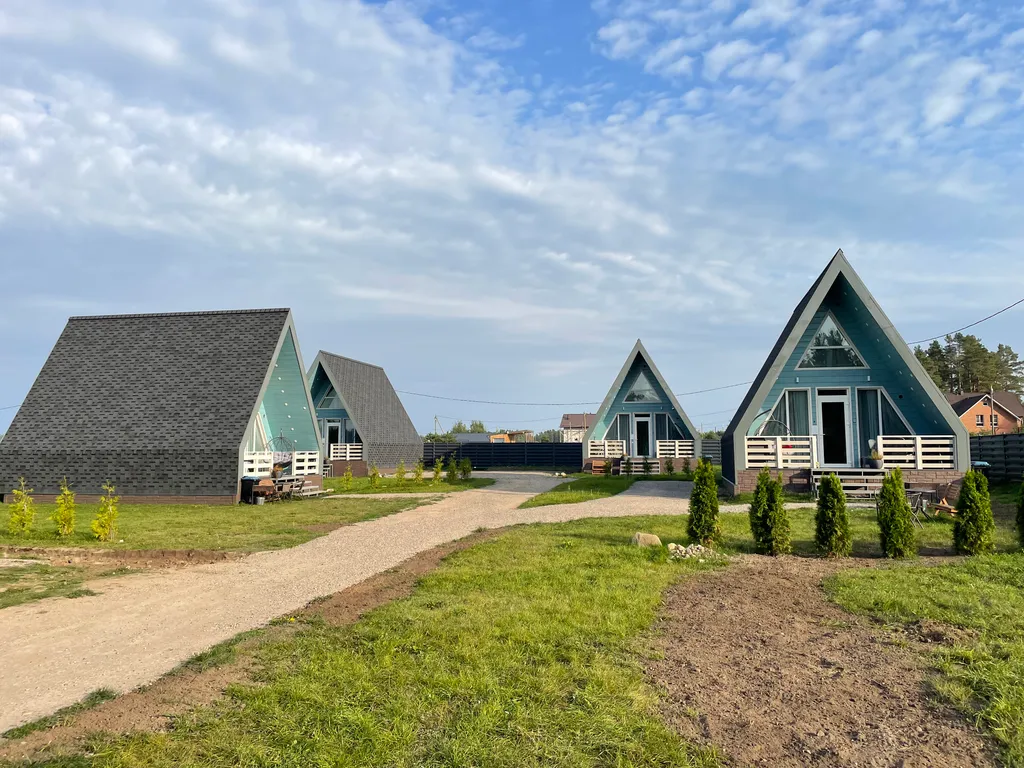 Коттедж Уютный дом аттик А-фрейм у Снетковского озера — Ларионово