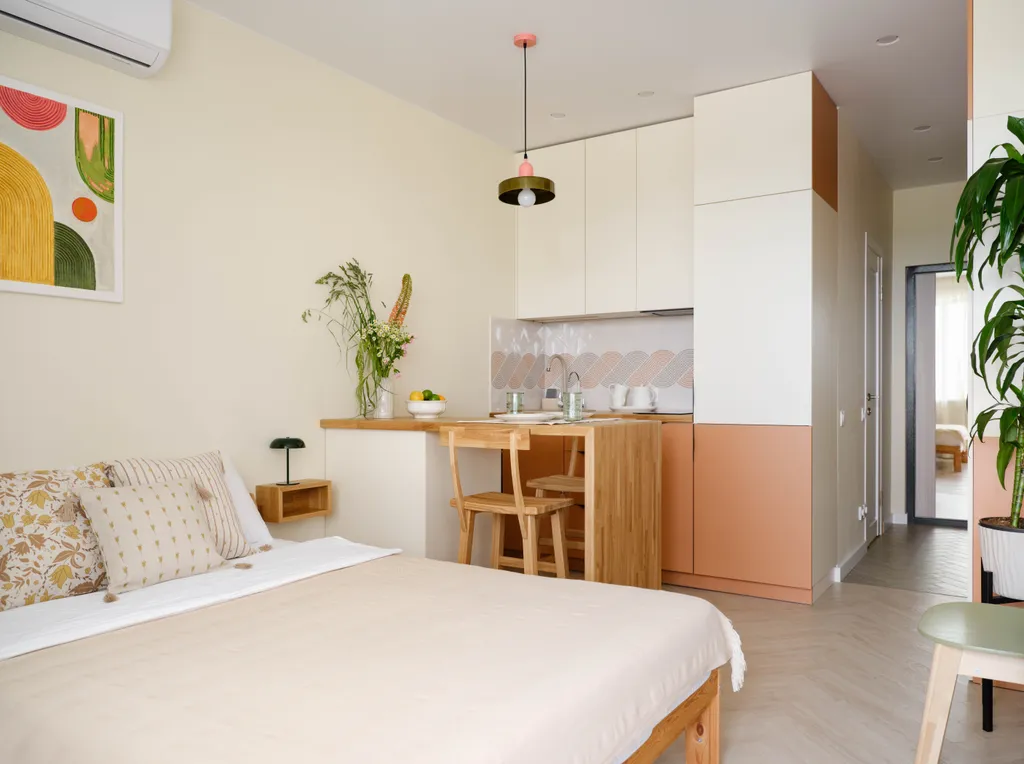 Квартира Уютные и тихие апартаменты вблизи Охта парка — Новое Девяткино