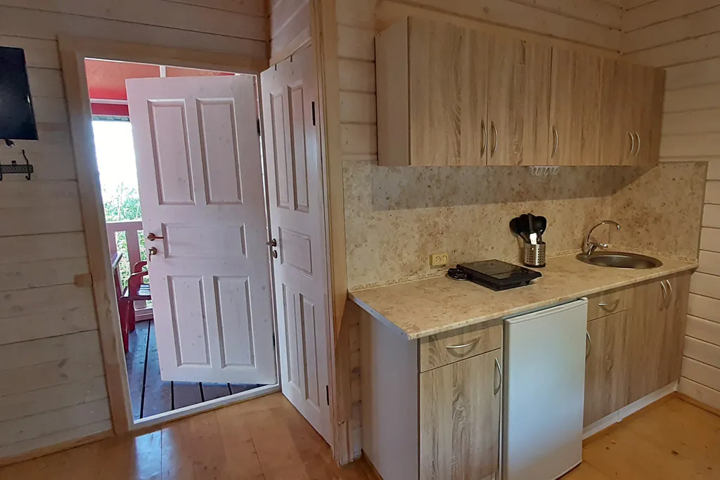 Коттедж Коттедж с изолированной спальней на берегу моря — Гизель-Дере