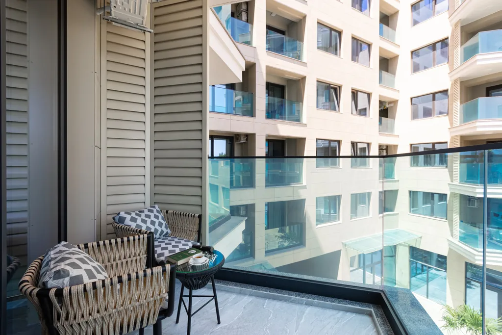 Уютная студия "Морской бриз" с видом на море