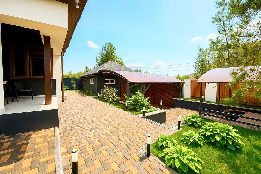 Загородная вилла в лесу