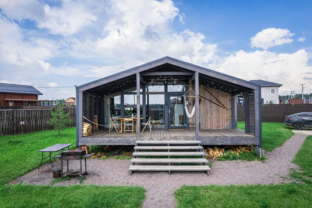 Коттедж Панорамный дом с собственной сауной в элитном поселке — Семеновское