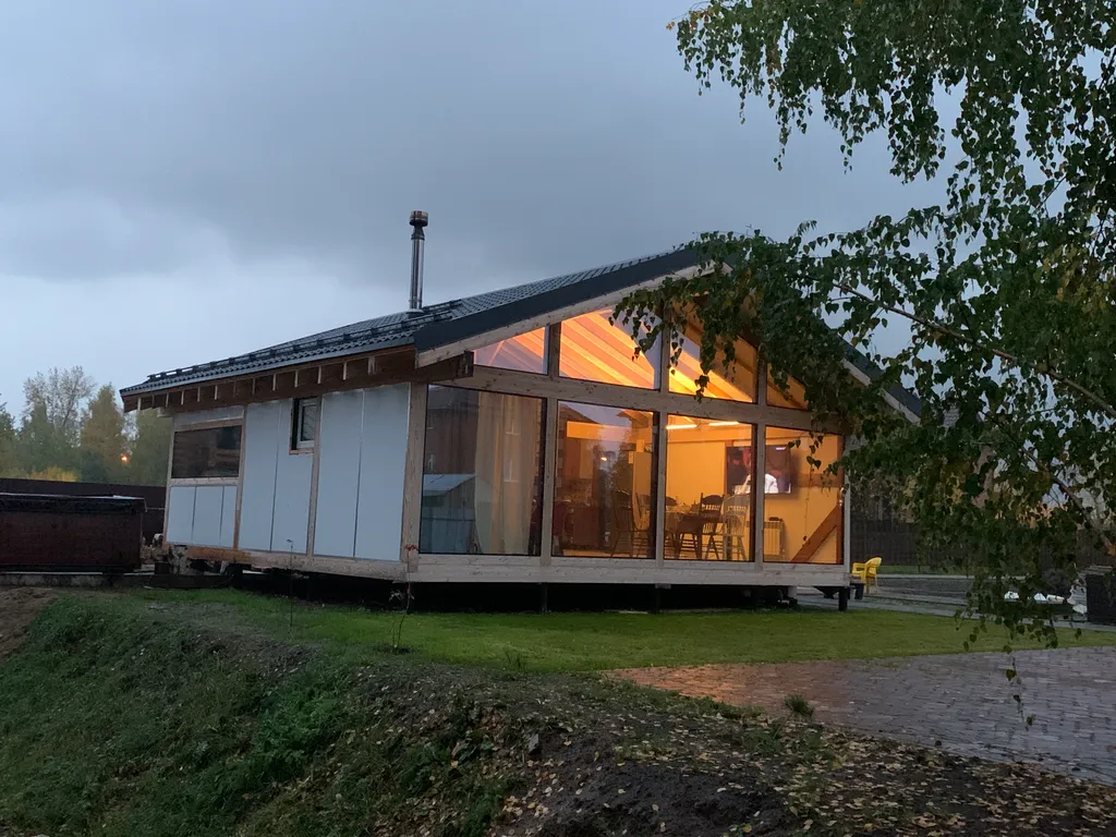 Коттедж Дом с баней в глемпинге Байкал — Павловский Посад