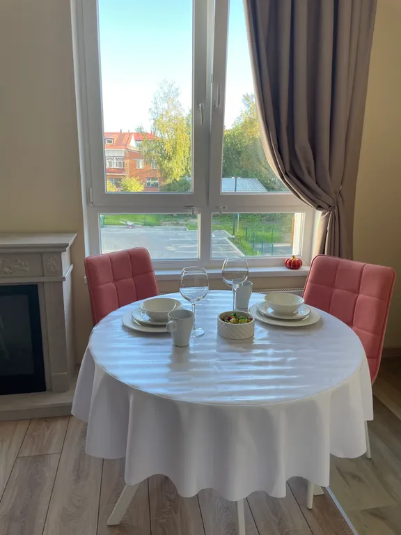 Студия комфорт-класса с камином