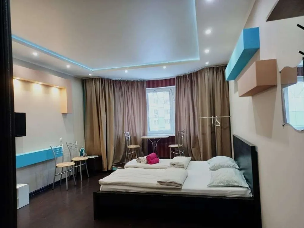 Студия со свежим ремонтом