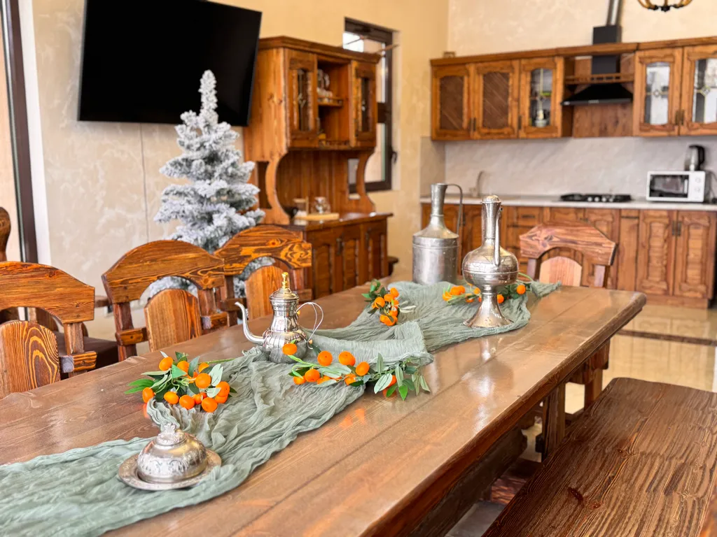 Коттедж, бассейн теплый, баня для семейного отдыха до 8 гостей