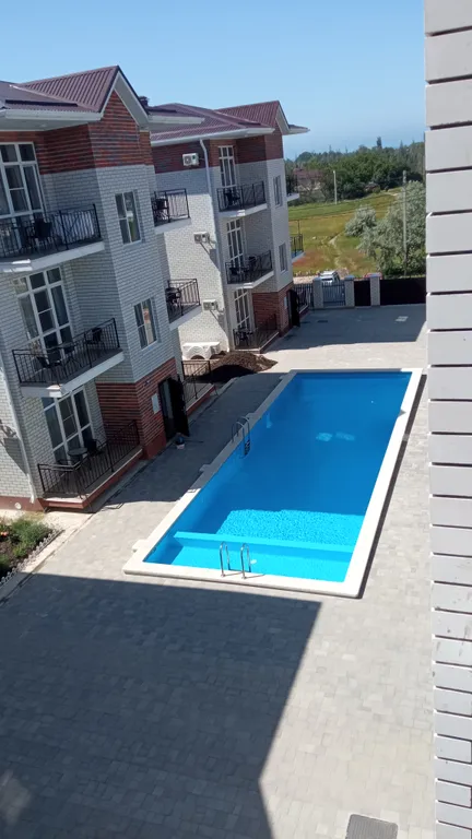 Квартира Квартира Евродвушка у моря с бассейном — Анапа