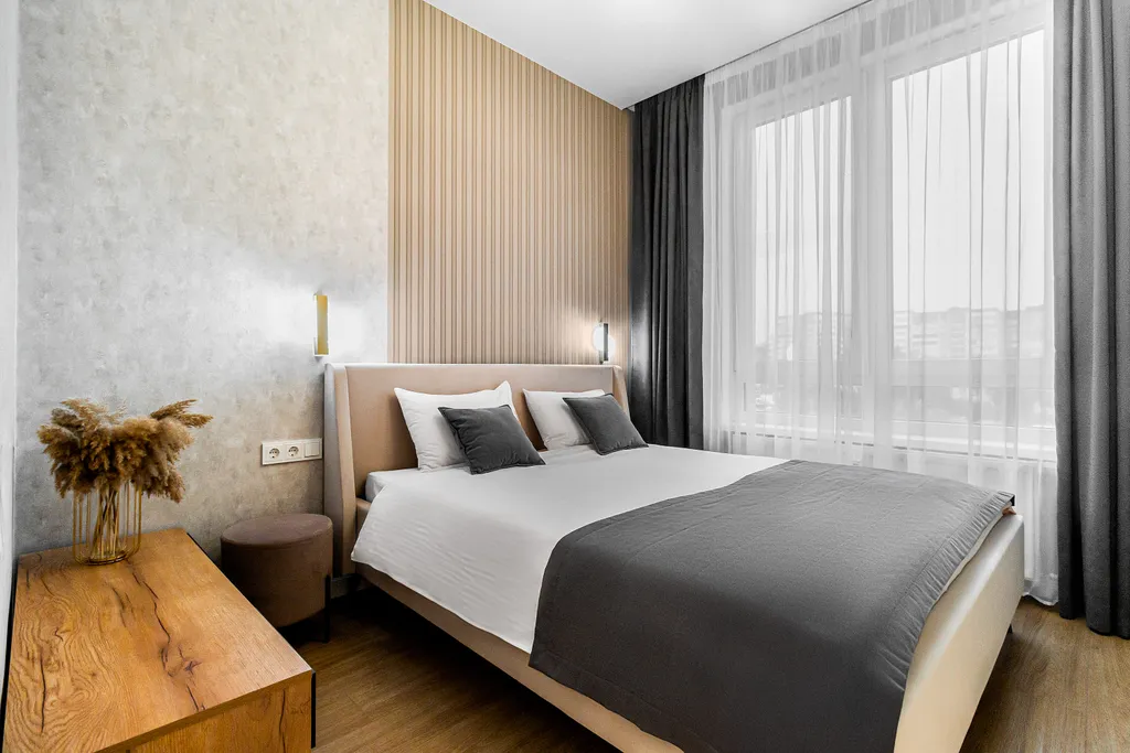 Апартамент с 2 спальнями и гостиной в центре