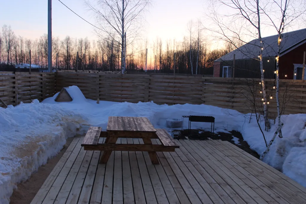 Отдых у леса в уютном домике с купелью-фурако (банный чан)