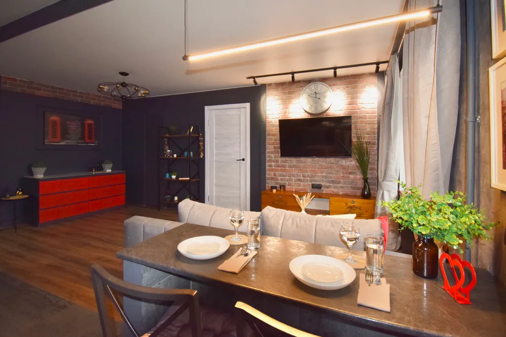 Квартира Квартира Дизайнерская евродвушка в сердце города — Кронштадт