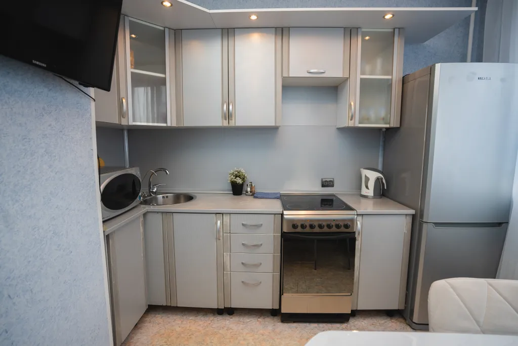 Просторна теплая двухкомнатная квартира с большим смартТВ