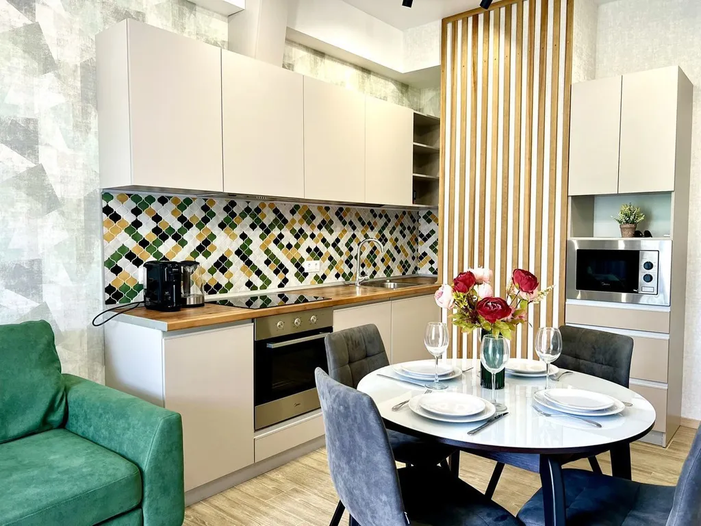 Уютная квартира с видом на горы в ЖК Шато Лувр в пгт Гурзуф