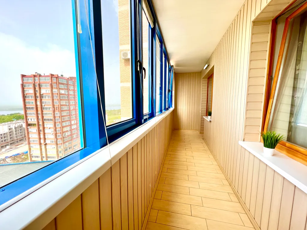 Уютная просторная двушка с видом на реку Волгу