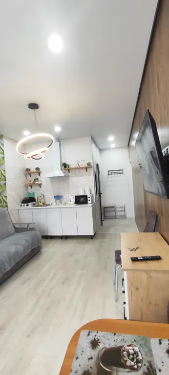 Шикарная студия с видом на реку, рядом аквапарк