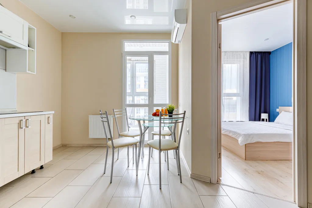 Квартира Квартира Евродвушка в центре, жк «большой», балкон с рабочим местом, чисто — Краснодар