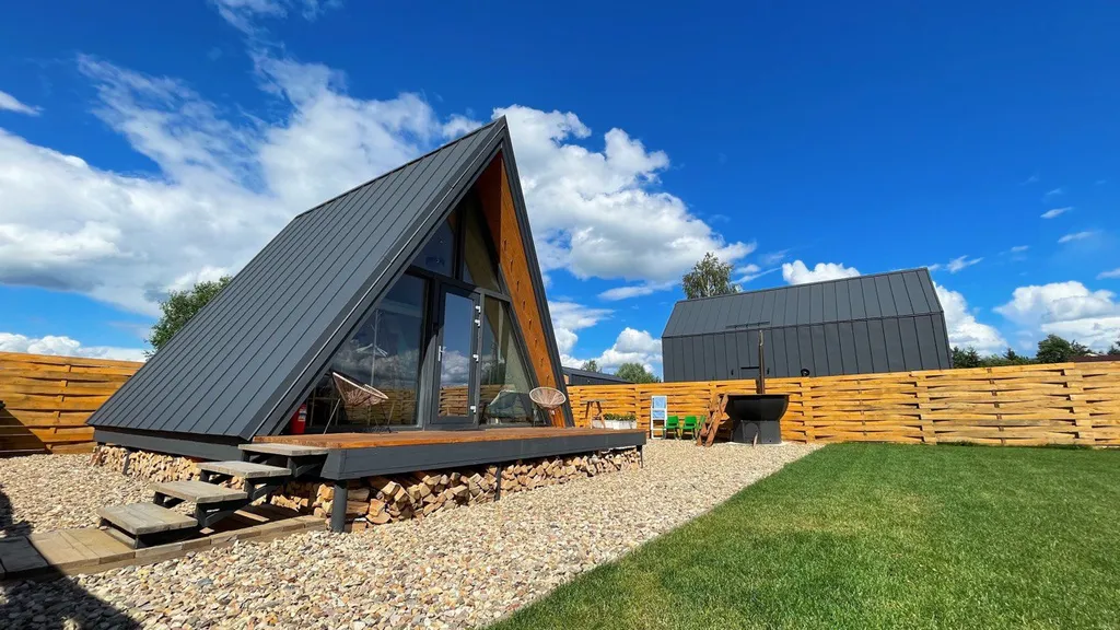 Романтичный отдых в А-фрейм 1