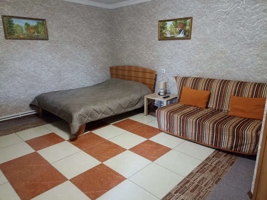 Семейный номер с кухней с выходом на террасу