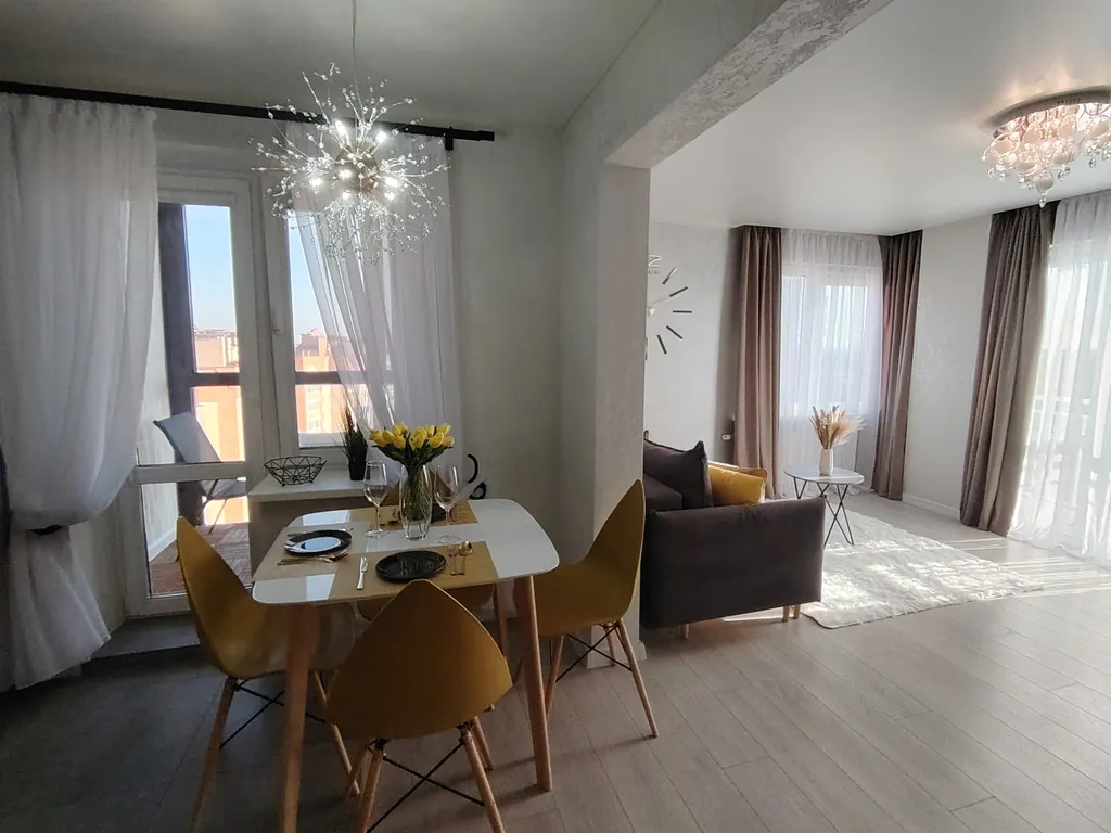 Уютная дизайнерская квартира с прекрасным видом — аренда посуточно в Брест