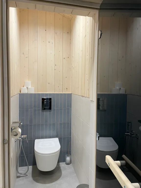 Дом с камином и баней Две яблони