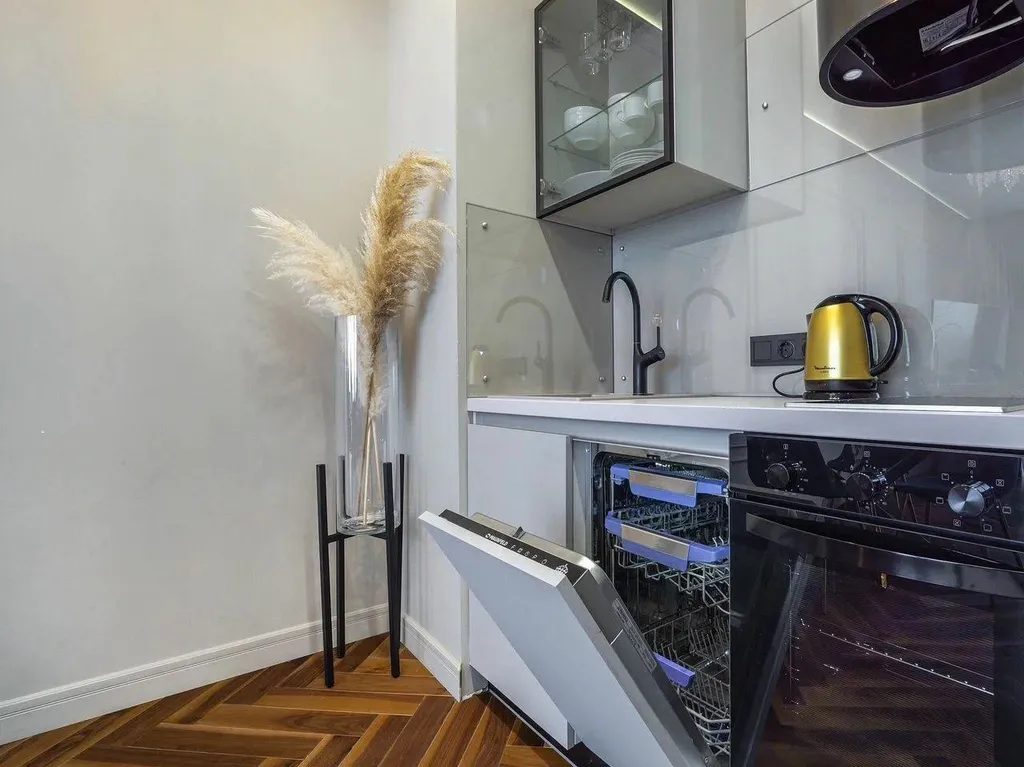 Квартира Квартира Sky City Moscow Уютная Студия на 43 этаже с видом на закат! Lux дизайн — Москва