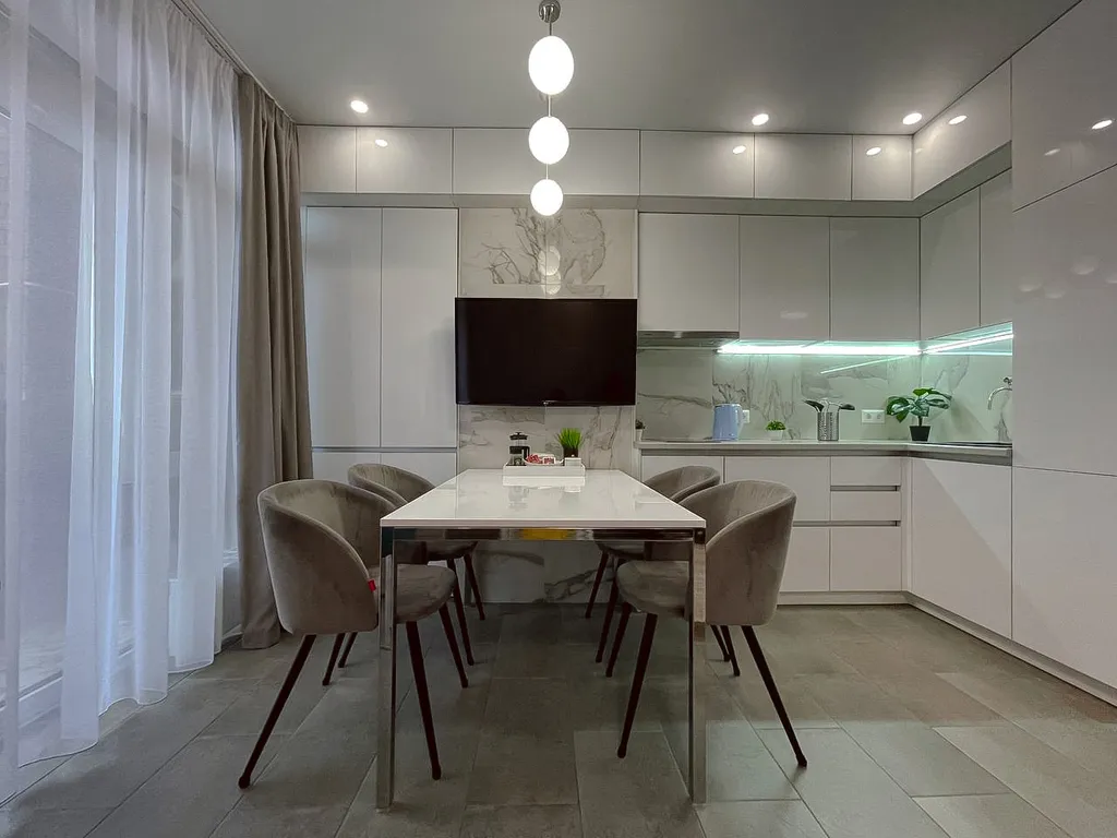 Дизайнерская квартира с евроремонтом в ЖК Сердце Каспия в самом центре