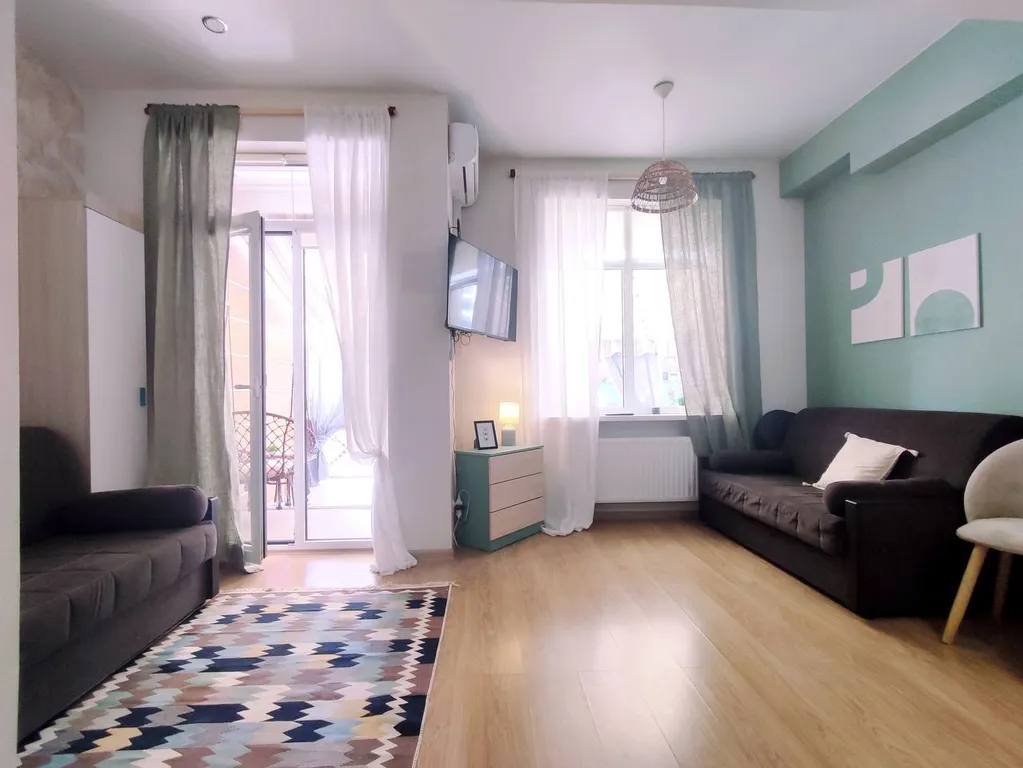 Квартира Большая студия с террасой в ЖК Каравелла Португалии — аренда посуточно в Дагомыс