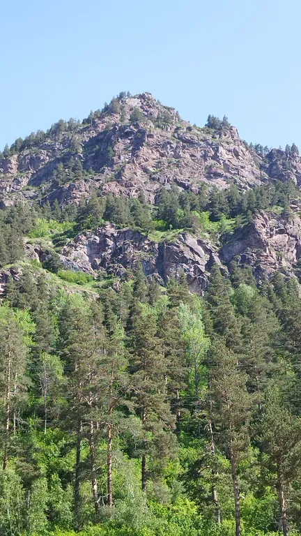 Коттедж Коттедж Алатырь А-фрейм в лесу — Архыз