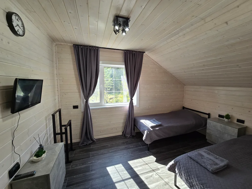 Двухэтажный дом с жаркой сауной у Ладожского озера