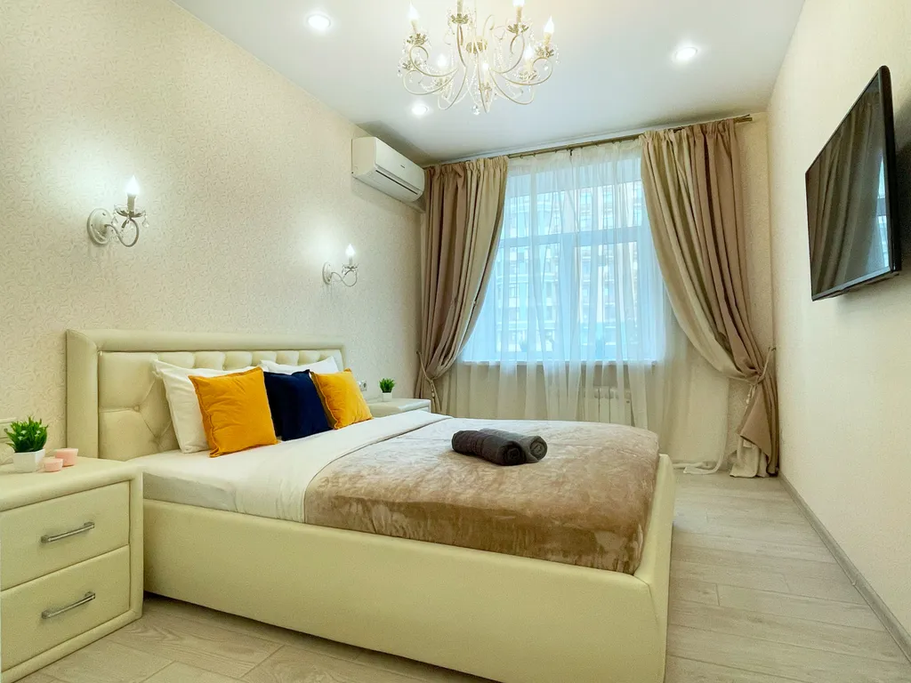 2-комнатная квартира люкс для 1-4 гостей, с кондиционером — аренда посуточно в Химки