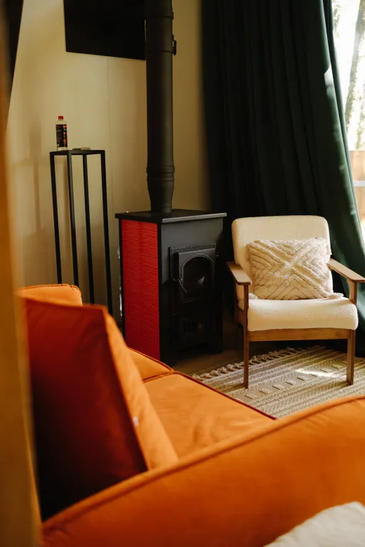 Лесное бунгало с купелью премиум