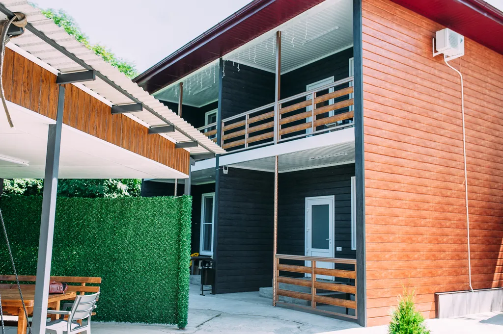 Четырехместный дом 2-х этажный